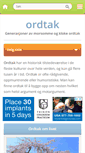 Mobile Screenshot of ordtak.org